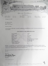 ANTIQUE TEXAS COLT 45 S.A.A. REVOLVER from COLLECTING TEXAS – NICKEL with IVORY GRIPS - SHIPPED in 1881 – HOLSTER INCLUDED - 18 of 18