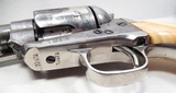 ANTIQUE TEXAS COLT 45 S.A.A. REVOLVER from COLLECTING TEXAS – NICKEL with IVORY GRIPS - SHIPPED in 1881 – HOLSTER INCLUDED - 14 of 18