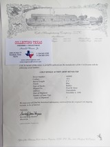 SCARCE ANTIQUE COLT S.A.A. 41 REVOLVER from COLLECTING TEXAS – ONE GUN SHIPMENT to an INDIVIDUAL in 1896 – TOOLED HOLSTER - 24 of 24