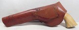ANTIQUE TEXAS COLT 45 S.A.A. REVOLVER from COLLECTING TEXAS – NICKEL with IVORY GRIPS - SHIPPED in 1881 – HOLSTER INCLUDED - 18 of 21