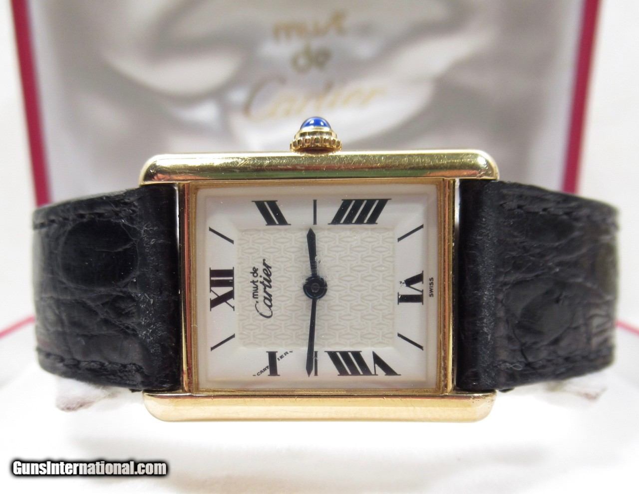 FINE CARTIER TANK MUST WATCH from COLLECTING TEXAS ORIGINAL