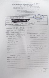 ANTIQUE WINCHESTER MODEL 1894 RIFLE from COLLECTING TEXAS – MADE 1896 – SHIPPED 1898 – 1/2 ROUND 1/2 OCTAGON BARREL - 21 of 21