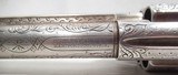 RARE ANTIQUE L.D. NIMSCHKE ENGRAVED COLT S.A.A. REVOLVER from COLLECTING TEXAS – MADE 1884 – SILVER PLATED - 9 of 17