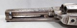 RARE ANTIQUE L.D. NIMSCHKE ENGRAVED COLT S.A.A. REVOLVER from COLLECTING TEXAS – MADE 1884 – SILVER PLATED - 15 of 17