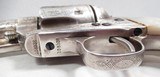 RARE ANTIQUE L.D. NIMSCHKE ENGRAVED COLT S.A.A. REVOLVER from COLLECTING TEXAS – MADE 1884 – SILVER PLATED - 14 of 17