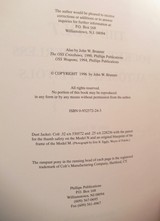 “THE COLT POCKET HAMMERLESS AUTOMATIC PISTOLS” by JOHN W. BRUNNER from COLLECTING TEXAS – FIRST EDITION - 3 of 4