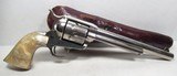 OUTSTANDING ANTIQUE COLT S.A.A. 44-40 REVOLVER from COLLECTING TEXAS – MADE 1891 with 7 1/2” BARREL – “COLT FRONTIER SIX SHOOTER” - 1 of 21