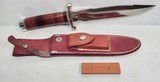 RANDALL MADE KNIFE No. 1 FIGHTER with ORIGINAL ROUGHBACK SHEATH and STONE from COLLECTING TEXAS - 1 of 11