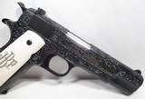 THE FINEST BEN LANE, JR. ENGRAVED COLT PRE-WWII ACE MODEL PISTOL in EXISTENCE from COLLECTING TEXAS - 8 of 23