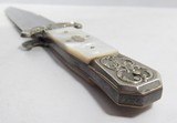 VERY RARE LUKE BOOTH KNIFE with MOUNTED MOROCCO SHEATH from COLLECTING TEXAS – CIRCA 1850 - 14 of 18