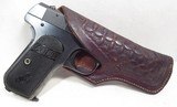 RARE FORT WORTH, TEXAS MADE HOLSTER for COLT POCKET AUTO .32 or .380 from COLLECTING TEXAS - 1 of 5