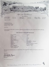 FACTORY ENGRAVED COLT S.A.A. 45 REVOLVER from COLLECTING TEXAS – MADE 1903 – PEARL GRIPS – FACTORY LETTER - 20 of 20