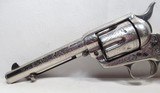 FACTORY ENGRAVED COLT S.A.A. 45 REVOLVER from COLLECTING TEXAS – MADE 1903 – PEARL GRIPS – FACTORY LETTER - 4 of 20