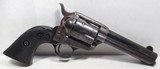 REALLY NICE COLT S.A.A. 45 CALIBER REVOLVER from COLLECTING TEXAS – MADE in 1901 – FACTORY LETTER