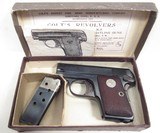 COLT MODEL 1908 VEST POCKET HAMMERLESS PISTOL from COLLECTING TEXAS – NEW in BOX – MADE 1930 - 1 of 12