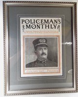 POLICEMAN’S MONTHLY MAGAZINE DATED JANUARY 1917 from COLLECTING TEXAS – PROFESSIONALLY FRAMED COVER with ORIGINAL MAGAZINE - 1 of 7