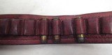 FINE CONDITION CARTRIDGE BELT MARKED “NOBBY HARNESS CO. – FORT WORTH, TEXAS” from COLLECTING TEXAS – 26 LARGE LOOPS - 3 of 9