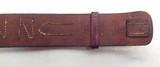 FINE CONDITION CARTRIDGE BELT MARKED “NOBBY HARNESS CO. – FORT WORTH, TEXAS” from COLLECTING TEXAS – 26 LARGE LOOPS - 7 of 9