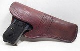 VERY SCARCE EDDIE CALDWELL – FORT WORTH, TEXAS MARKED HOLSTER from COLLECTING TEXAS – for COLT 1903 or 1908 MODEL - 1 of 7