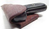 VERY SCARCE EDDIE CALDWELL – FORT WORTH, TEXAS MARKED HOLSTER from COLLECTING TEXAS – for COLT 1903 or 1908 MODEL - 6 of 7
