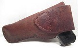 VERY SCARCE EDDIE CALDWELL – FORT WORTH, TEXAS MARKED HOLSTER from COLLECTING TEXAS – for COLT 1903 or 1908 MODEL - 3 of 7