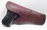 VERY SCARCE EDDIE CALDWELL – FORT WORTH, TEXAS MARKED HOLSTER from COLLECTING TEXAS – for COLT 1903 or 1908 MODEL
