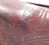 VERY FINE and RARE J.S. COLLINS & CO. – CHEYENNE, WYO. MARKED SINGLE LOOP HOLSTER from COLLECTING TEXAS – for .41 COLT MODEL 1877 - 2 of 9