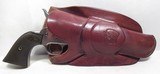ORIGINAL “H.H. HEISER MAKER – DENVER, COLO. 907” MARKED HOLSTER from COLLECTING TEXAS – for COLT S.A.A. 4 3/4” BARREL REVOLVER - 1 of 9