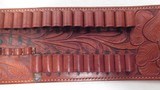 BEAUTIFUL CARTRIDGE BELT MADE by EL PASO SADDLERY from COLLECTING TEXAS – PLATED MONTANA SILVERSMITHS HARDWARE - 6 of 15