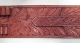 BEAUTIFUL CARTRIDGE BELT MADE by EL PASO SADDLERY from COLLECTING TEXAS – PLATED MONTANA SILVERSMITHS HARDWARE - 7 of 15
