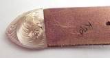 BEAUTIFUL CARTRIDGE BELT MADE by EL PASO SADDLERY from COLLECTING TEXAS – PLATED MONTANA SILVERSMITHS HARDWARE - 12 of 15