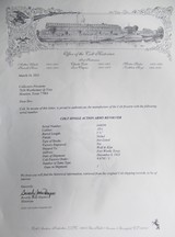 FACTORY ENGRAVED TEXAS SHIPPED COLT S.A.A. REVOLVER from COLLECTING TEXAS – FACTORY LETTER – TEXAS HISTORY – with HOLSTER - 25 of 25