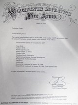 EXTREMELY RARE ANTIQUE WINCHESTER MODEL 1886 DELUXE 45-70 from COLLECTING TEXAS – SPECIAL ORDER 22” SHORT RIFLE TAKEDOWN - 24 of 24