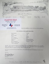 ANTIQUE COLT S.A.A. 45 REVOLVER from COLLECTING TEXAS – FACTORY ENGRAVED – SHIPPED 1888 – IVORY GRIPS - 19 of 19