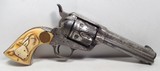 ANTIQUE COLT S.A.A. 45 REVOLVER from COLLECTING TEXAS – FACTORY ENGRAVED – SHIPPED 1888 – IVORY GRIPS - 1 of 19