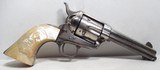 SAN ANTONIO, TEXAS SHIPPED COLT SINGLE ACTION ARMY .45 REVOLVER from COLLECTING TEXAS – VERY COLORFUL TEXAS COWBOY GUN - 1 of 18