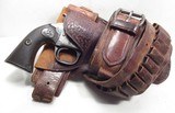 ANTIQUE COLORADO SHIPPED .41 CALIBER COLT BISLEY REVOLVER from COLLECTING TEXAS – DOUBLE LOOP HOLSTER and BELT INCLUDED - 1 of 24