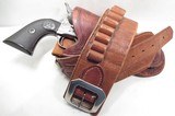 GREAT ARIZONA SHIPPED COLT 45 REVOLVER with BELT RIG from COLLECTING TEXAS – MARKED MONEY BELT - 1 of 23