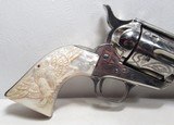 WOLF & KLAR ENGRAVED COLT 45 S.A.A. REVOLVER from COLLECTING TEXAS - SOLD to HAMPTON HARDWARE of CHICKASHA, OKLAHOMA in 1930 - 2 of 23