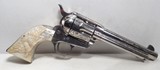 WOLF & KLAR ENGRAVED COLT 45 S.A.A. REVOLVER from COLLECTING TEXAS - SOLD to HAMPTON HARDWARE of CHICKASHA, OKLAHOMA in 1930 - 1 of 23