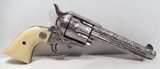 FANCY ENGRAVED TEXAS SHIPPED COLT S.A.A. REVOLVER from COLLECTING TEXAS – OKLAHOMA LAWMAN HISTORY - 1 of 25