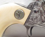 FANCY ENGRAVED TEXAS SHIPPED COLT S.A.A. REVOLVER from COLLECTING TEXAS – OKLAHOMA LAWMAN HISTORY - 3 of 25