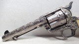 FANCY ENGRAVED TEXAS SHIPPED COLT S.A.A. REVOLVER from COLLECTING TEXAS – OKLAHOMA LAWMAN HISTORY - 8 of 25