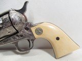 FANCY ENGRAVED TEXAS SHIPPED COLT S.A.A. REVOLVER from COLLECTING TEXAS – OKLAHOMA LAWMAN HISTORY - 6 of 25