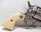 FANCY ENGRAVED TEXAS SHIPPED COLT S.A.A. REVOLVER from COLLECTING TEXAS – OKLAHOMA LAWMAN HISTORY - 2 of 25