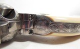 FANCY ENGRAVED TEXAS SHIPPED COLT S.A.A. REVOLVER from COLLECTING TEXAS – OKLAHOMA LAWMAN HISTORY - 13 of 25