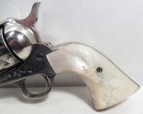 REALLY HIGH CONDITION 122 YEAR-OLD COLT .45 S.A.A. REVOLVER from COLLECTING TEXAS – WESTERN SHIPPED – NICKEL and PEARL - 5 of 18