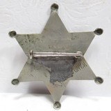 STOCK POLICE BADGE from COLLECTING TEXAS – 6-POINT BALL STAR POLICE BADGE from the GEORGE JACKSON COLLECTION - 5 of 5