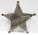 STOCK DEPUTY SHERIFF 5-POINT
BALL STAR BADGE from COLLECTING TEXAS – from the GEORGE JACKSON COLLECTION - 4 of 4