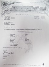 TEXAS SHIPPED COLT .45 BISLEY MODEL REVOLVER from COLLECTING TEXAS – SHIPPED 1901 to WALTER TIPS of AUSTIN, TEXAS – GUN RIG INCLUDED - 24 of 24